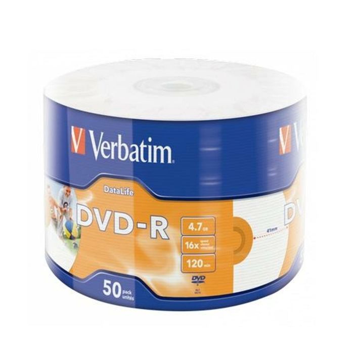 DVD-R Verbatim 50 Unidades 4,7 GB 16x