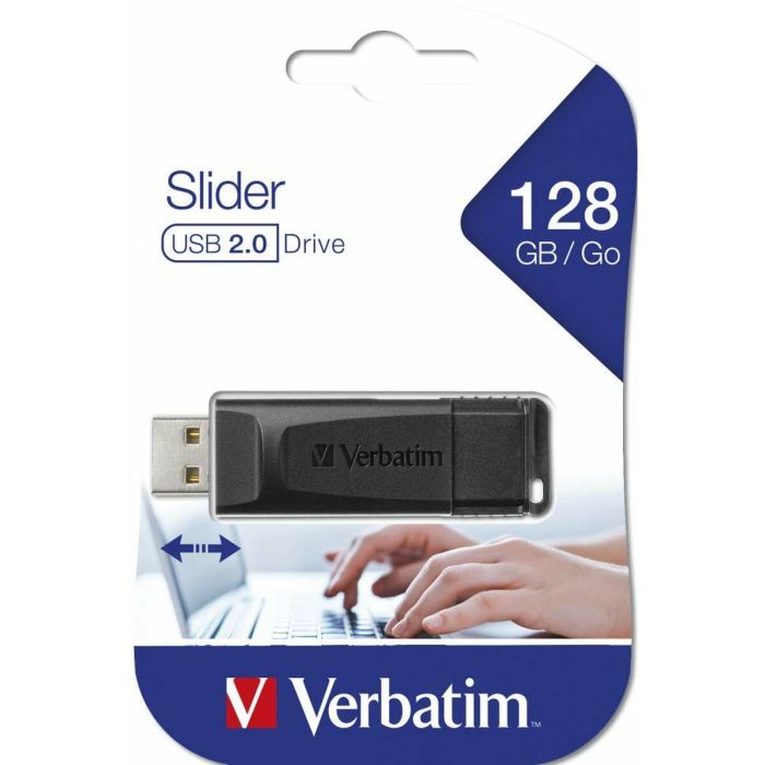 Memoria USB Verbatim 49328 Negro 128 GB 1