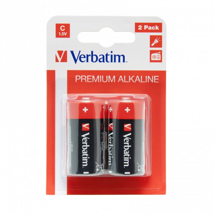 Verbatim Pilas Alcalinas C - Lr14 - Pack 2 Uds