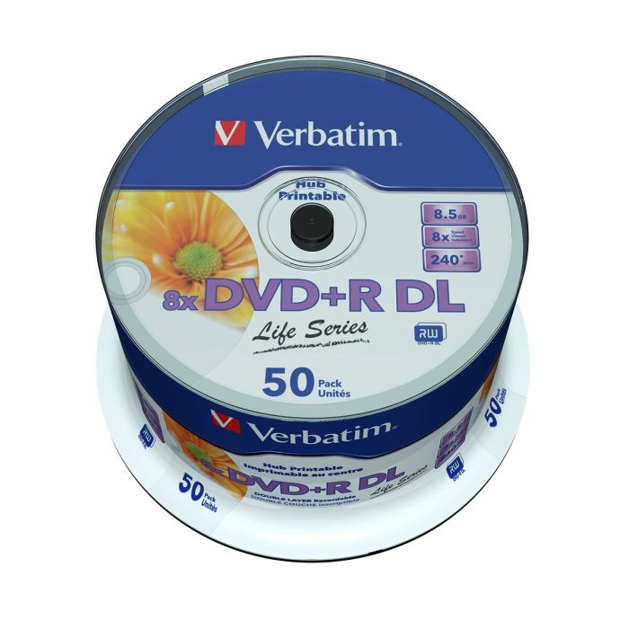 DVD-R Verbatim 97693 50 uds 8,5 GB (50 Unidades)