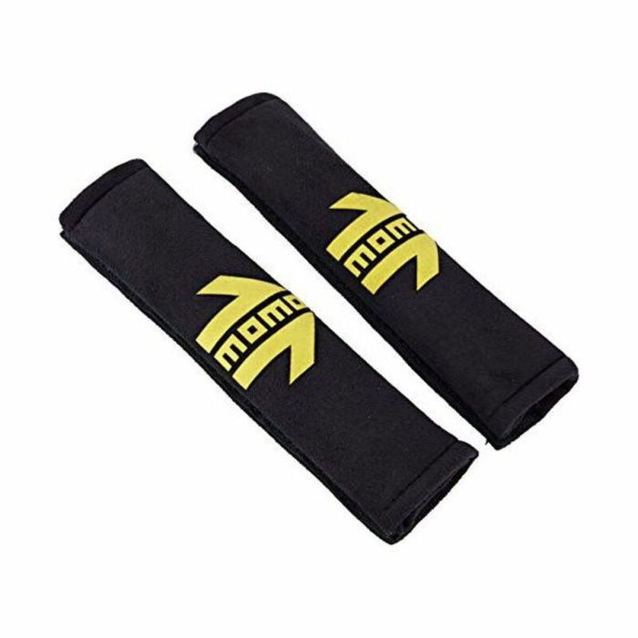 Almohadillas para Cinturón de Seguridad Momo SHP001B (2 uds) Negro 2