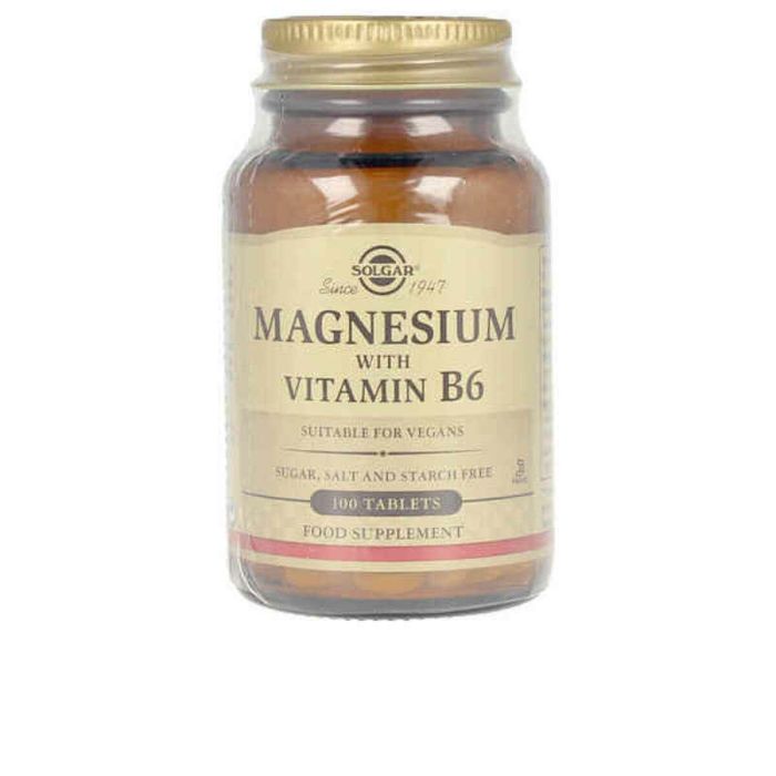 Magnesio + Vitamina B6 Solgar 1720 (100 uds)