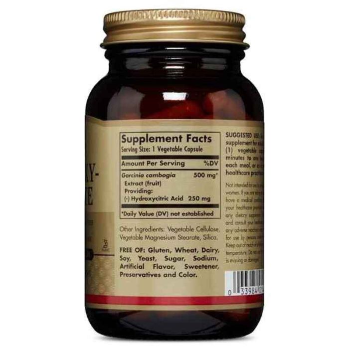 Hidroxicitrato Solgar 500 mg 3 Hidroxicitrato Solgar 500 mg 3