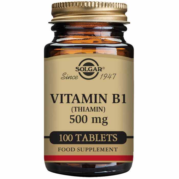 Vitamina B1 (Tiamina) Solgar 500 mg (100 comprimidos)