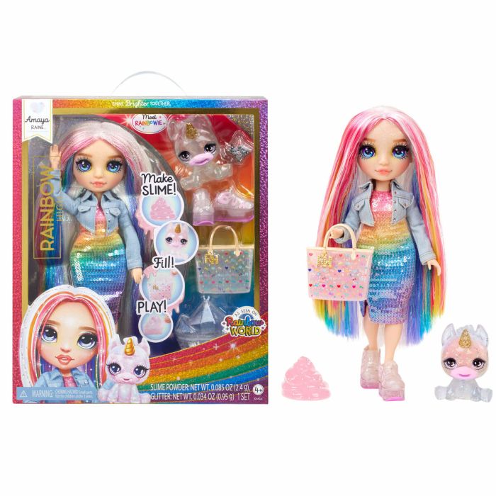 Muñeca con Mascota MGA Amaya Rainbow World 22 cm Articulada 15