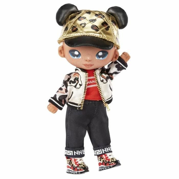Muñeca 2-in-1 Fashion Doll and Purse Glam Series 2- Gianni Wilde (Cheetah Boy) (19 cm) 1
