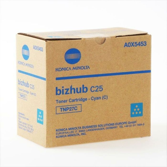 KONICA MINOLTA BIZHUB C25 Toner Cian TNP27C/A0X5453