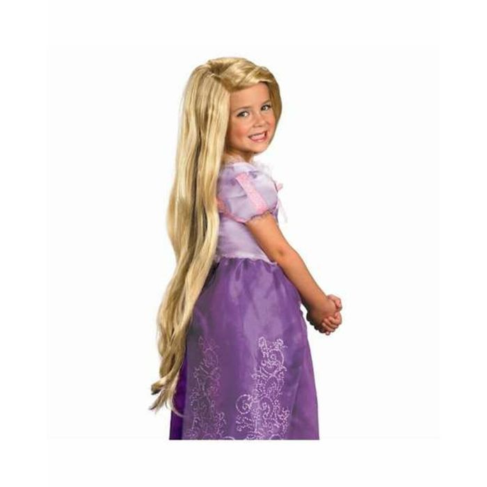 Peluca Rubia Rapunzel Princesa de Cuento