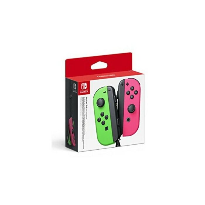 Gamepad Inalámbrico Nintendo Joy-Con Verde Rosa 1