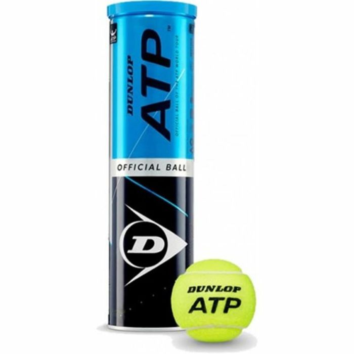 Pelotas de Tenis Dunlop ATP Official Amarillo Multicolor 1