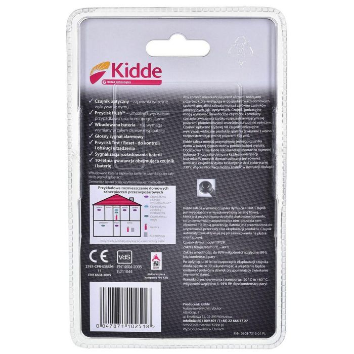 Sistema de Alarma Kidde 10Y29A 2 Sistema de Alarma Kidde 10Y29A 2