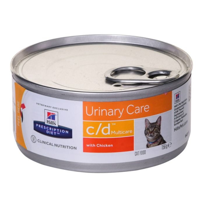 Comida para gato Hill's PRESCRIPTION DIET c/d Pollo Cerdo 156 g Comida para gato Hill's PRESCRIPTION DIET c/d Pollo Cerdo 156 g