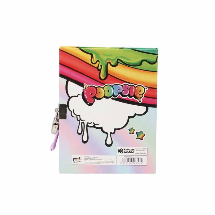 Diario con Llave Rainbow Poopsie Slime Surprise Multicolor 2