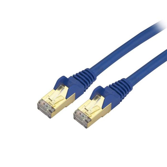 Cable de Red Rígido UTP Categoría 6 Startech C6ASPAT10BL 3 m Negro Azul