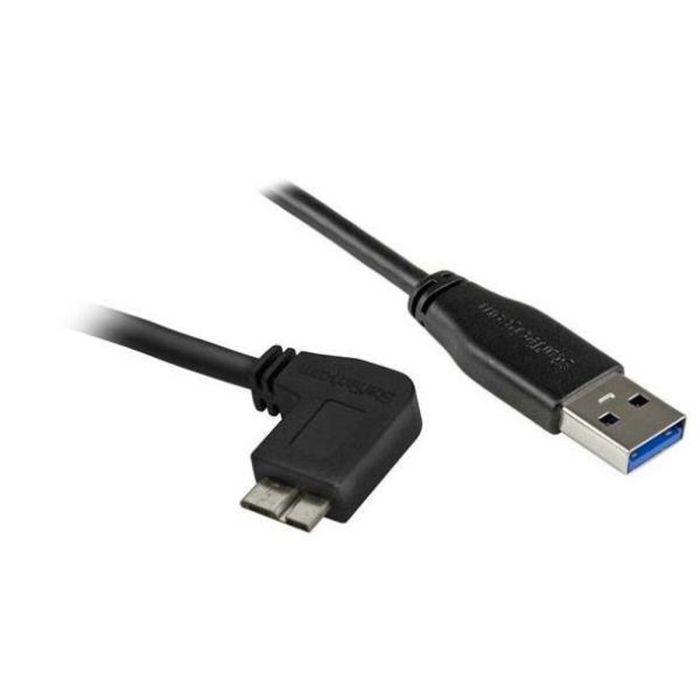 Cable USB a micro USB Startech USB3AU1MRS Negro 1