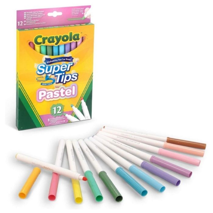 Set de Rotuladores Pastel Crayola Lavable (12 uds) 5