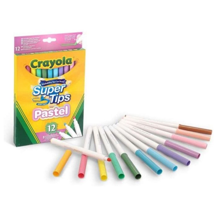 Set de Rotuladores Pastel Crayola Lavable (12 uds) 1