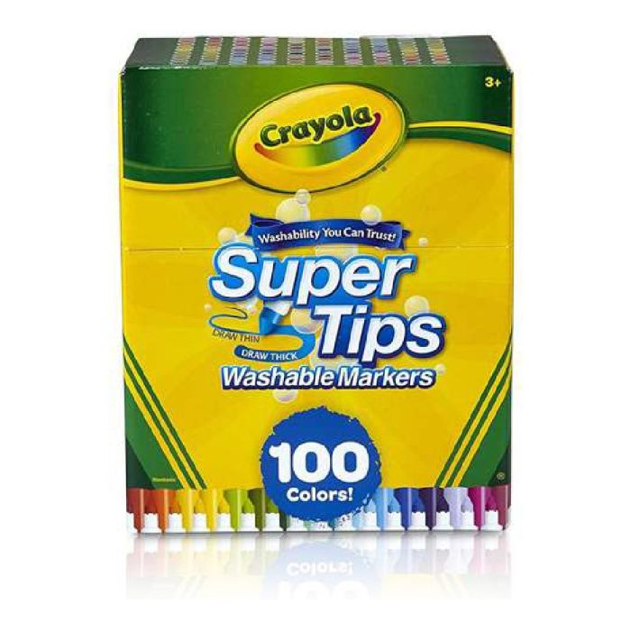 Set de Rotuladores Super Tips Crayola (100 uds) 2