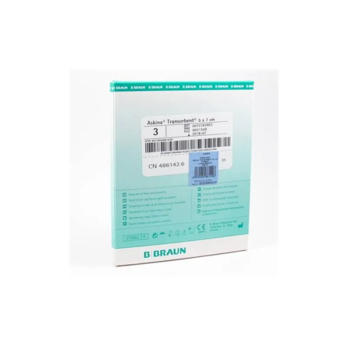 Aposito Askina Transorben 5x7 cm 3 Unidades Braun Aposito Askina Transorben 5x7 cm 3 Unidades Braun