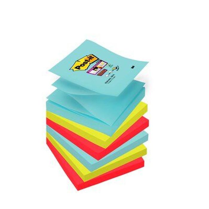 Post-It Blocs z-notas super sticky 3 colores lugares miami 76x76 6 blocs Post-It Blocs z-notas super sticky 3 colores lugares miami 76x76 6 blocs