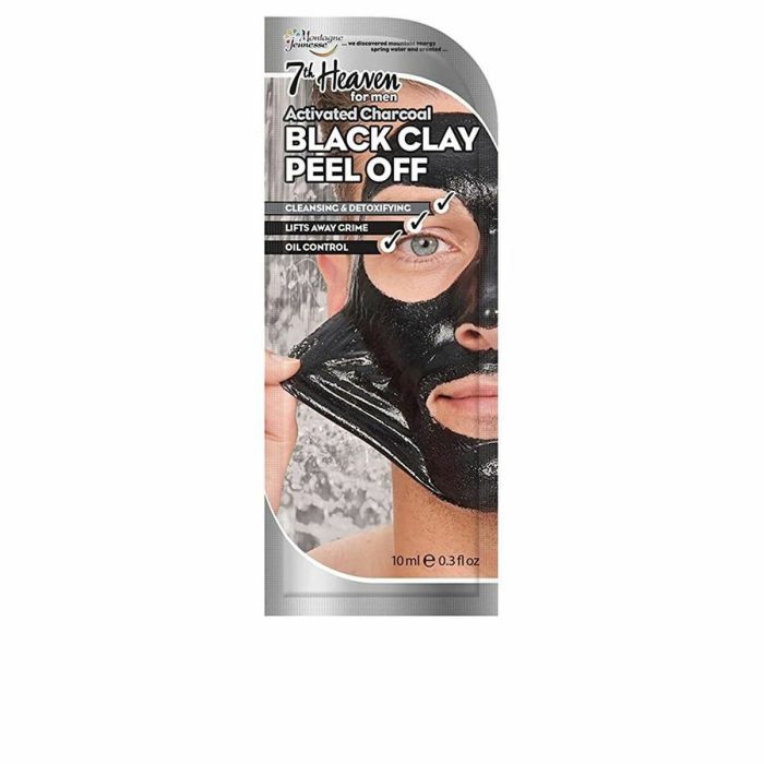 Mascarilla Exfoliante 7th Heaven For Men Black Clay Arcilla 10 ml (10 ml)