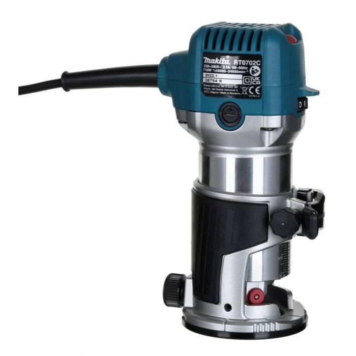 Fresadora de cantos Makita RT0702CX2J 710 W 10 Fresadora de cantos Makita RT0702CX2J 710 W 10