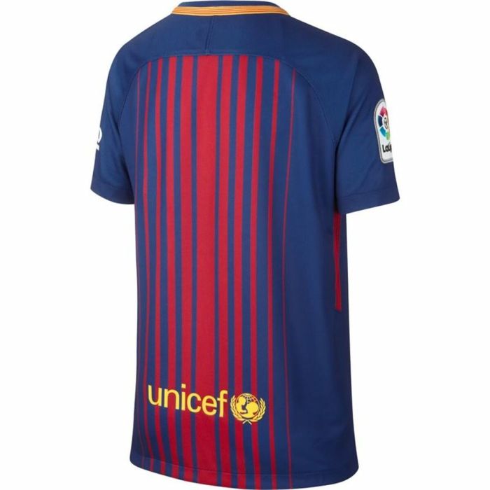 Camiseta de Fútbol de Manga Corta Hombre Nike FC Barcelona Jr 17/18 1