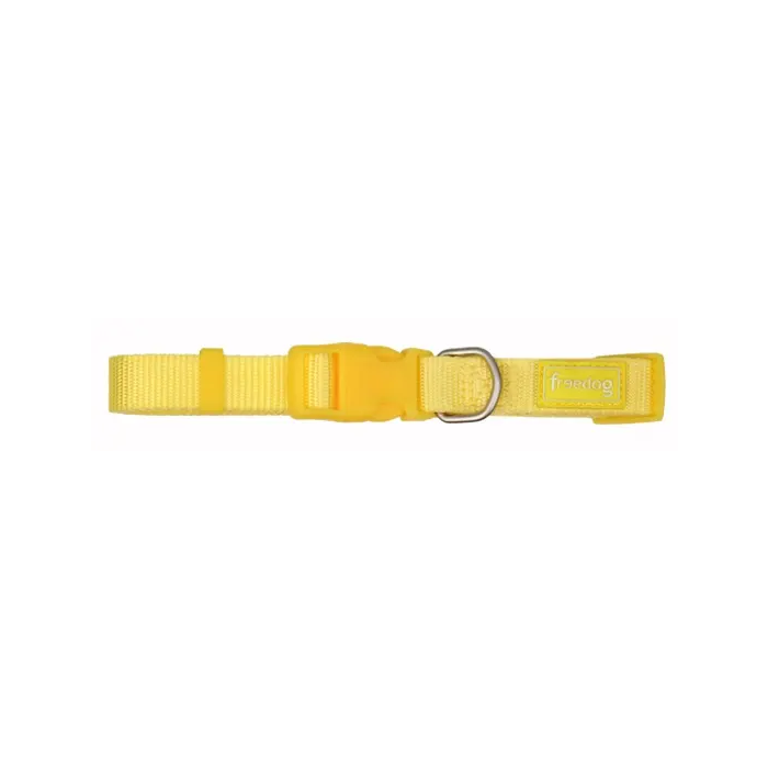 Freedog Collar Nylon Basic Amarillo 10 mm X 20-35 cm