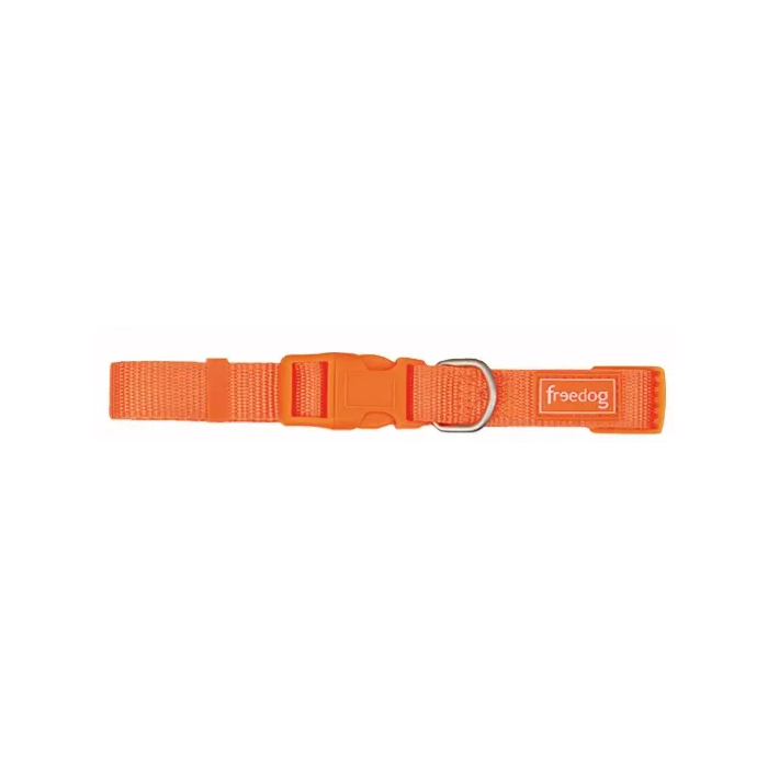 Freedog Collar Nylon Basic Naranja 15 mm X 35-50 cm
