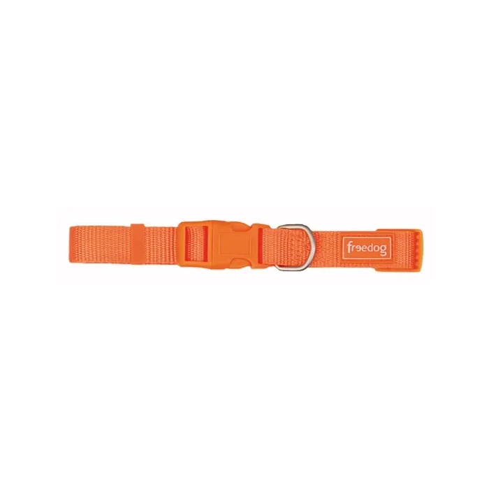 Freedog Collar Nylon Basic Naranja 20 mm X 35-60 cm