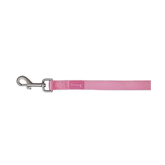 Freedog Tirador Nylon Basic Rosa 25 mm 120 cm