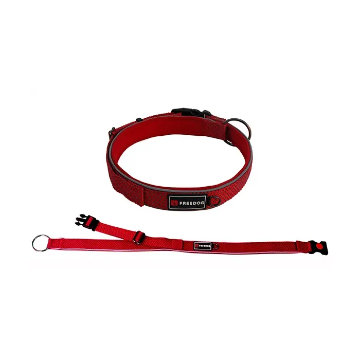 Freedog Collar Nylon Extreme Rojo 30 mm X 51-71 cm