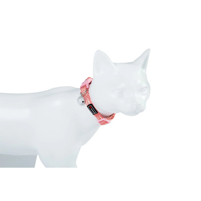 Freedog Collar Gato Reflectante Rosa 10 mm X 19-30 cm