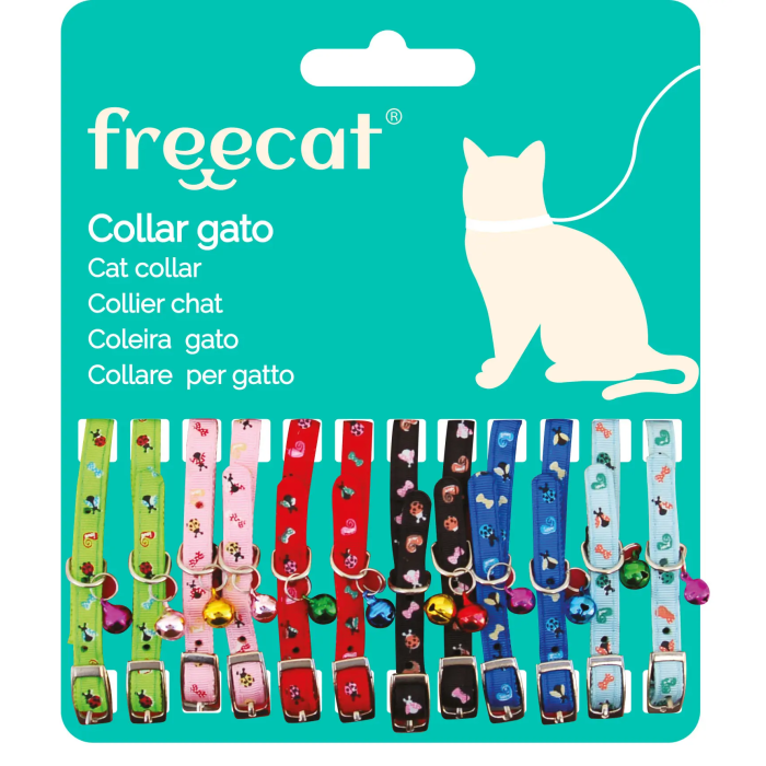 Freedog Expositor 12 Collares Para Gatos Con Cascabel