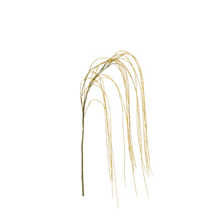 Planta Colgante Artificial Weeping Willows Amarillo Plástico
