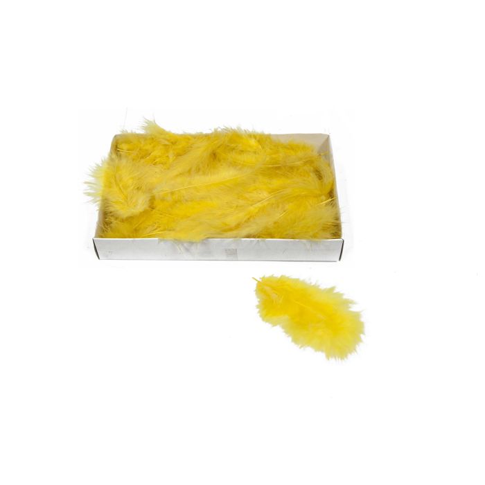 Caja de 20 g Plumas Amarillas