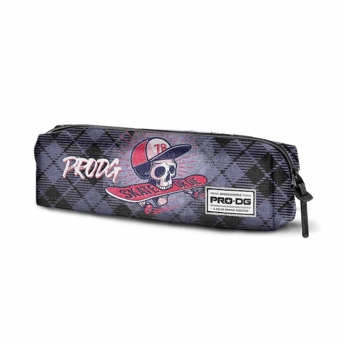 Estuche Portatodo Cuadrado HS Skull PRO-DG Gris