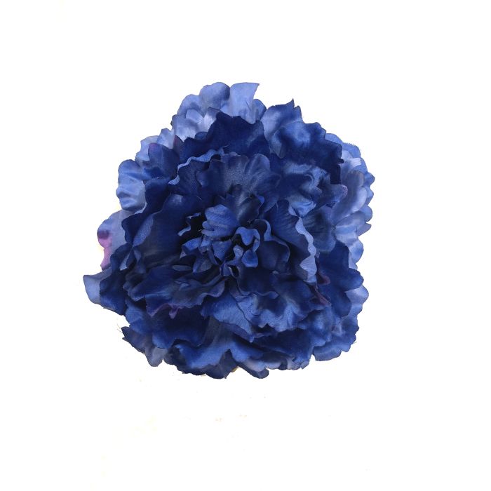 Flor Flamenca Cabeza de Peonia Azul