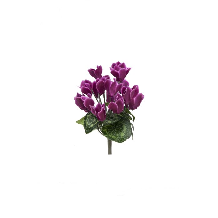 Flor Artificial Cyclamen Malva Tela Flor Artificial Cyclamen Malva Tela