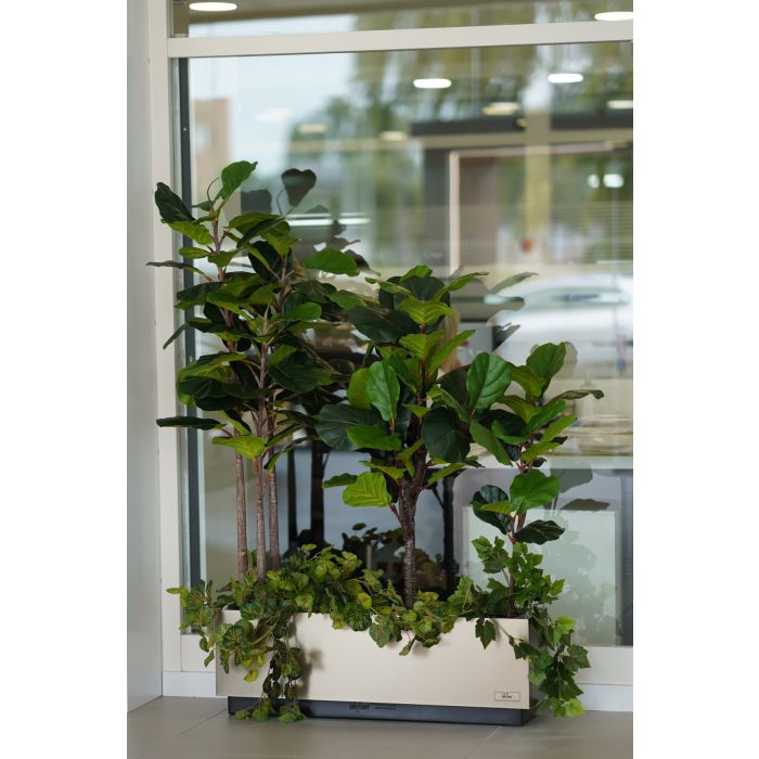 Planta Artificial Ficus Lyrata 160 cm Verde Tela 2