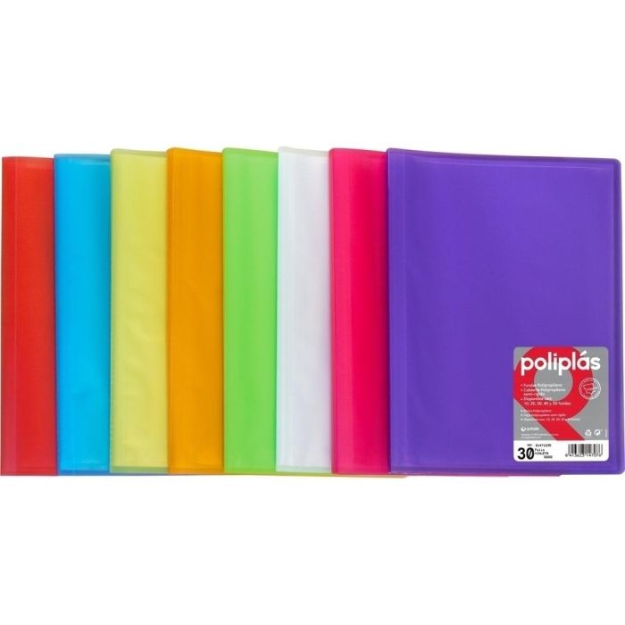 Grafoplás Carpeta 40 Fundas A4 Soldadas Poliplás Taps Pp Translúcido Naranja Grafoplás Carpeta 40 Fundas A4 Soldadas Poliplás Taps Pp Translúcido Naranja