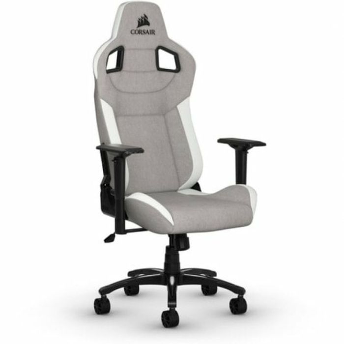 Silla Gaming Corsair T3 Rush Blanco/Gris 7