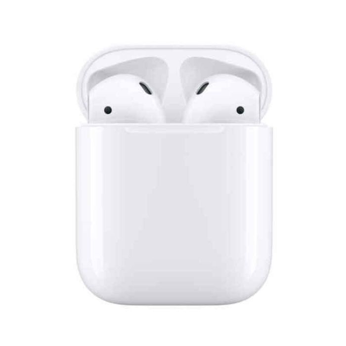 Apple auriculares inalámbricos airpods v2 con estuche de carga