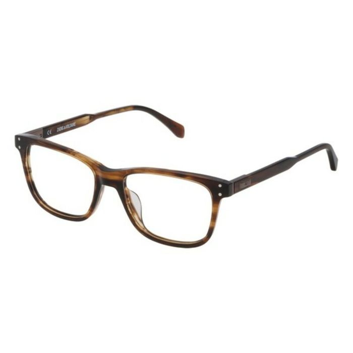 Montura de Gafas Hombre Zadig & Voltaire VZV1815206HN Marrón Ø 52 mm