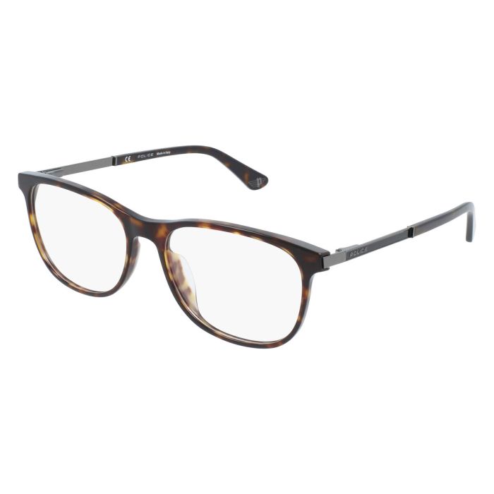 Montura de Gafas Hombre Police VPLA45-570722 Marrón ø 57 mm