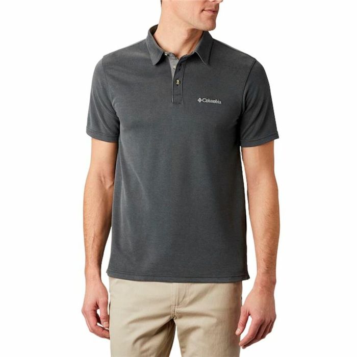 Polo de Manga Corta Hombre Columbia Nelson Point™ Gris oscuro 2