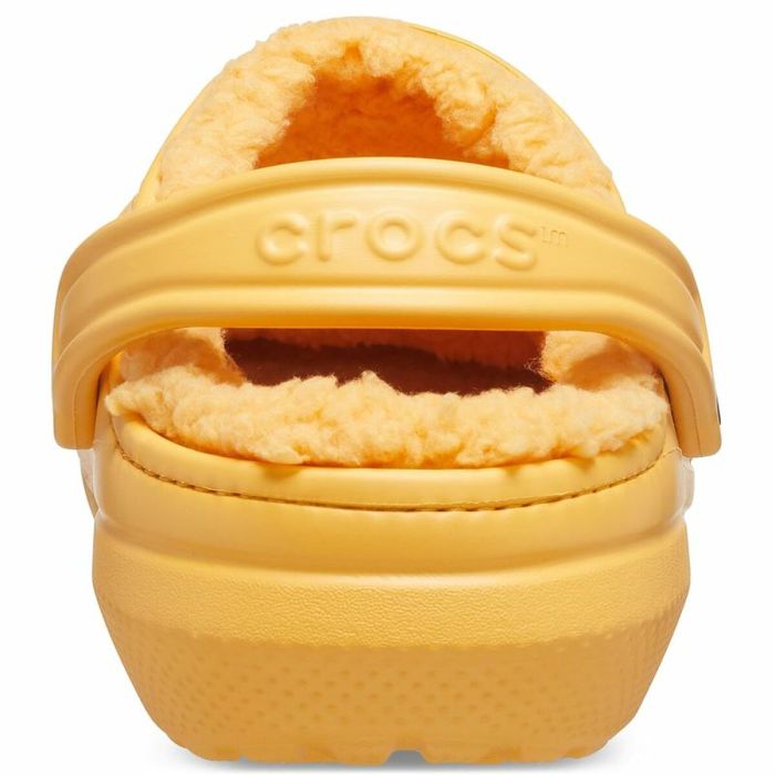 Zuecos Crocs  Classic Lined Clog Naranja 2