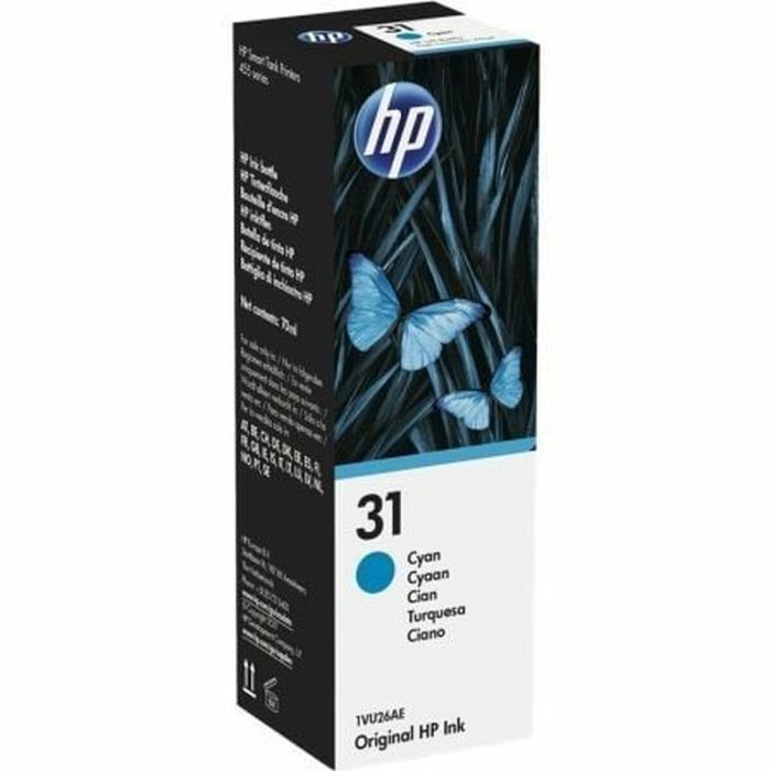 Hp Tinta Bote Cian Smart Tank Wireless 450,455,457,7005,7305 - Nº 31