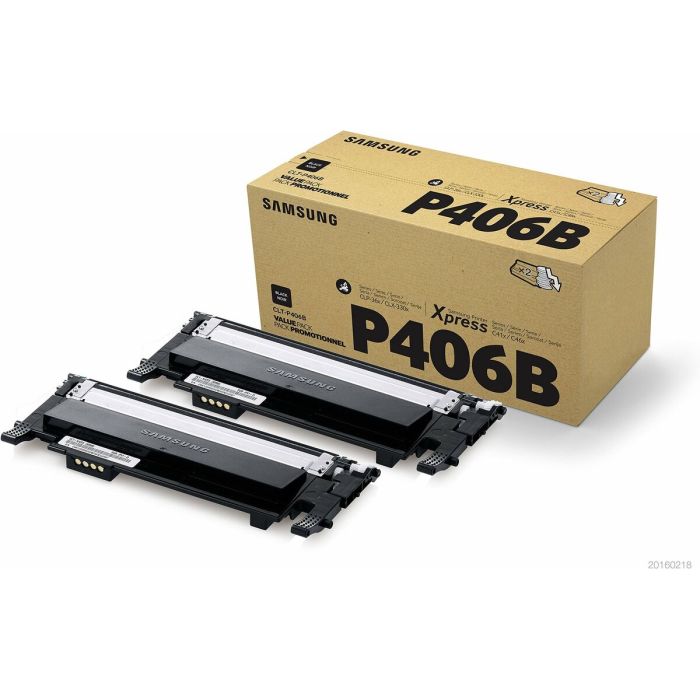 Tóner Original HP SU374A Negro CLP360 SERIES, CLP365 SERIES / CLX-3300 SERIES, CLX-3305 SERIES - CLTP406B 2 Unidades 1