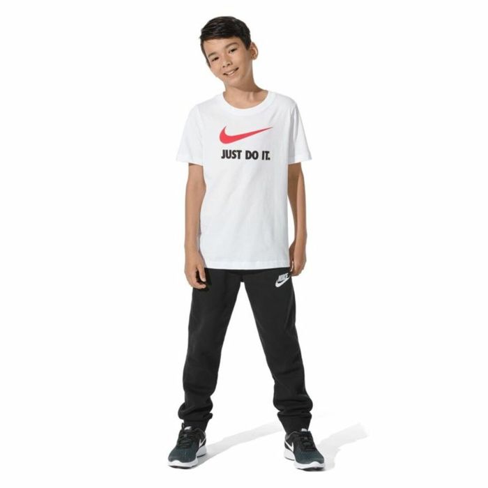 Camiseta de Manga Corta Infantil Nike Sportswear Blanco 2